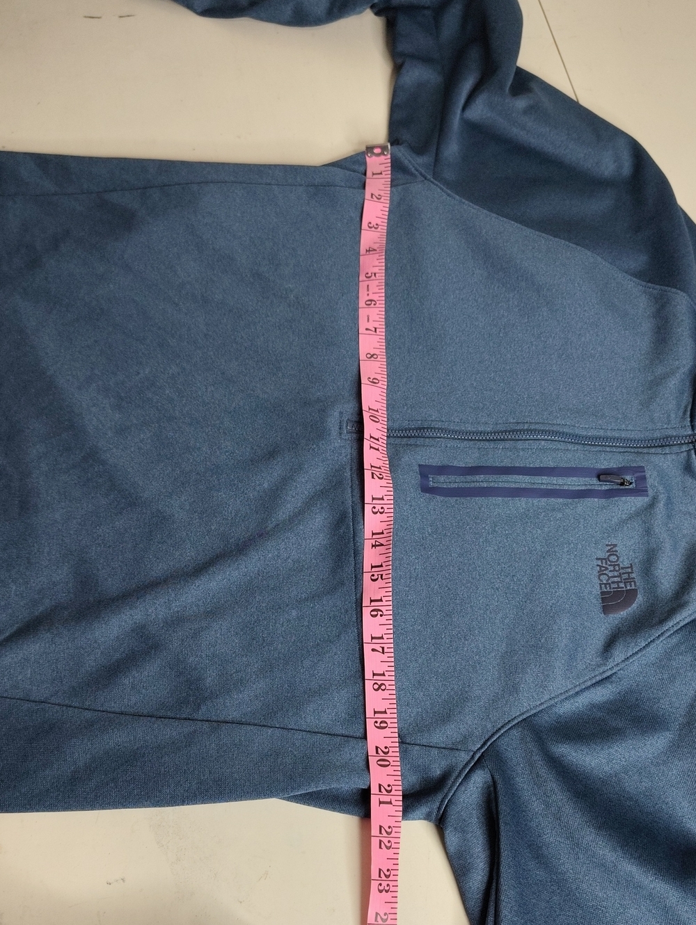 The North Face Canyonlands Half Zip Fleece Pullover Shady Blue Heather Size L - Picture 9 of 15